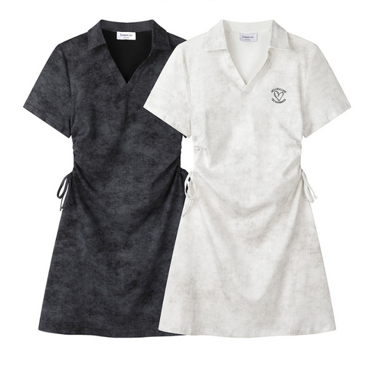 ポロシャツミニワンピース